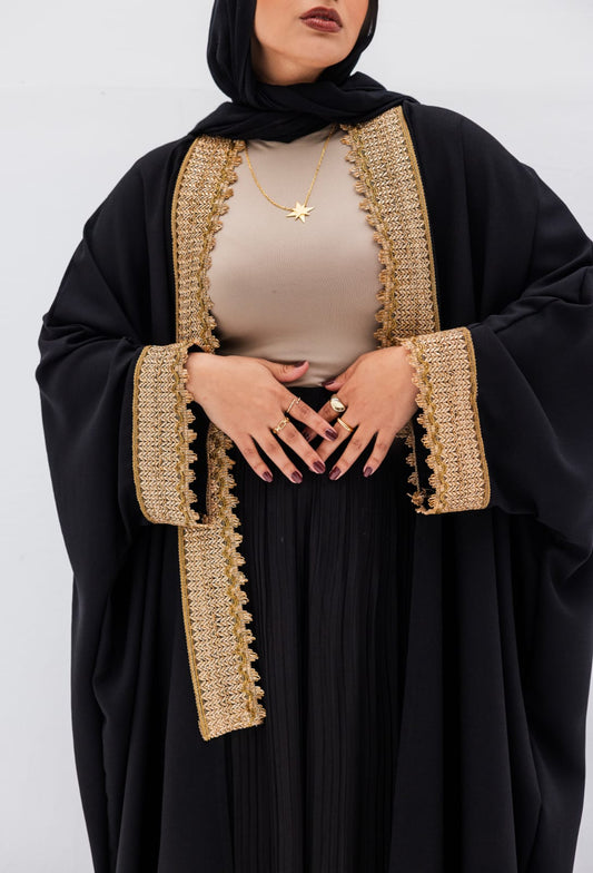 Casual Black Abaya