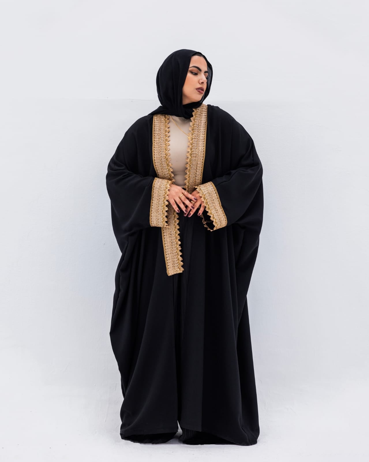 Casual Black Abaya