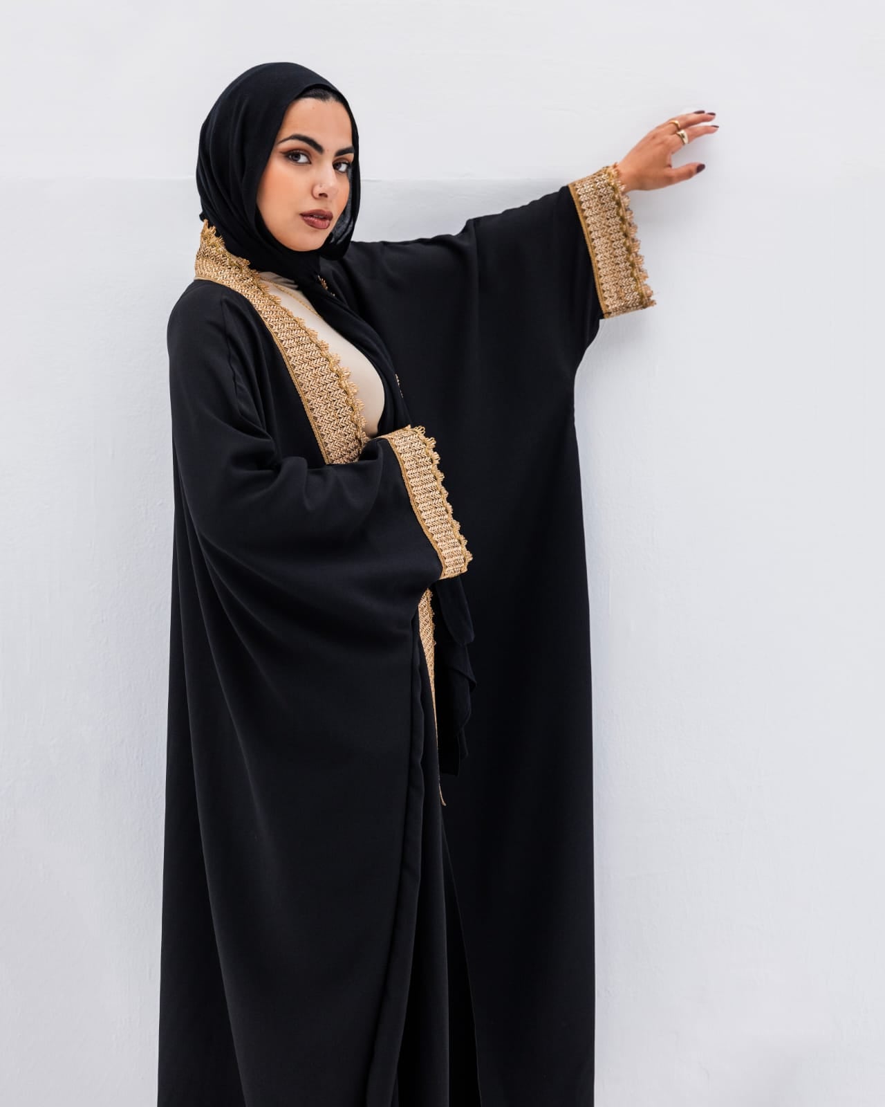 Casual Black Abaya