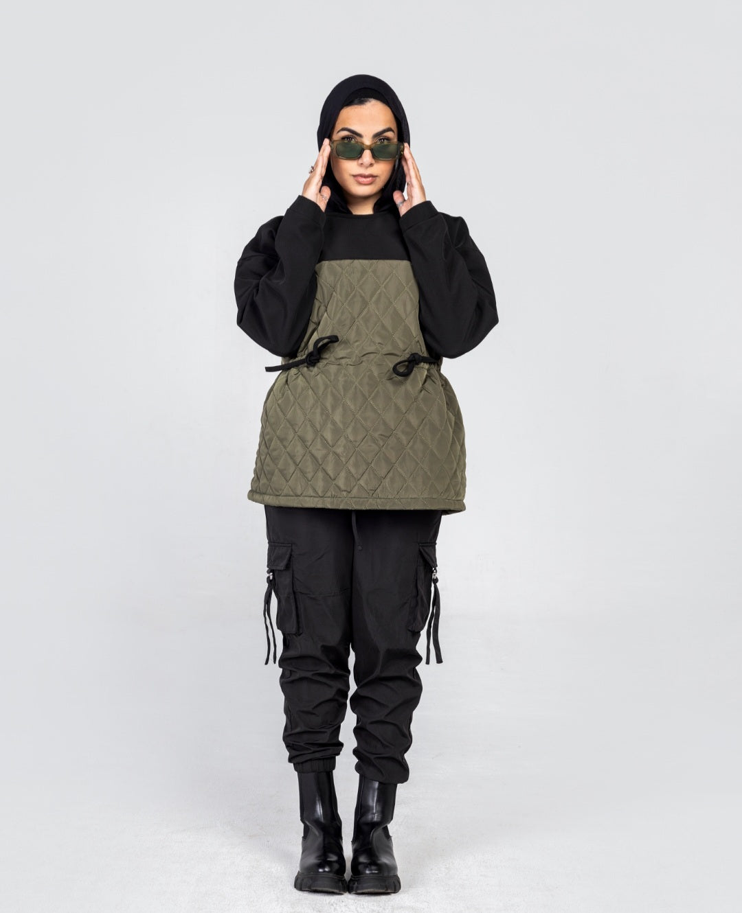 Puffer Olive Sweatshirt